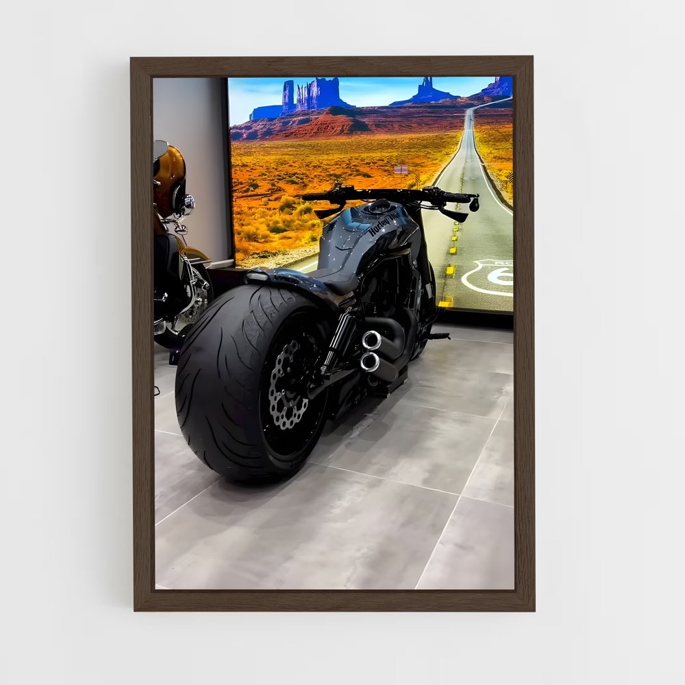 Poster moto Harley Davidson légendaire – affiche Harley-Davidson (vue 5)